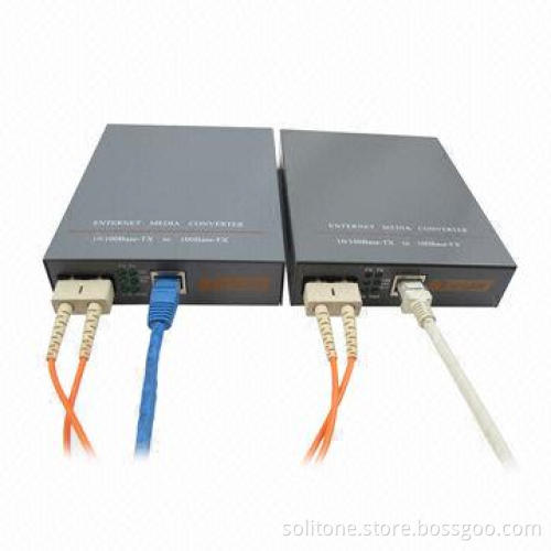 10/100/1000Mbps Fiber Media Converter